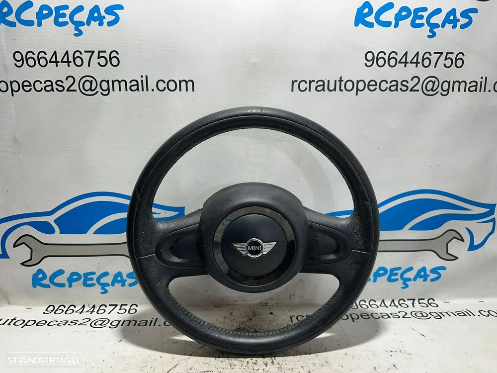 .Volante Pele Original Mini Cooper One R55 Clubman R56 R57 Cabrio R58 Coupe R59 Roadster R60 Countryman R61 Paceman 2752964 - 1