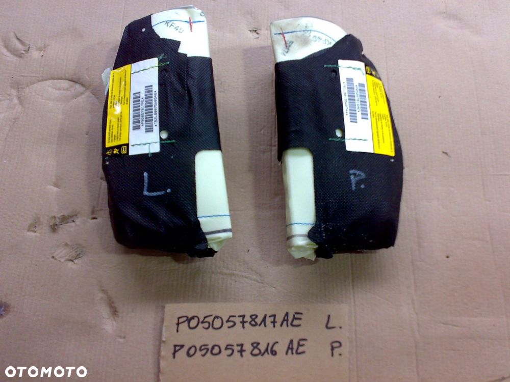 fiat 500e 500 usa abarth 13-19 poduszka boczna w fotel prawa lewa - 1