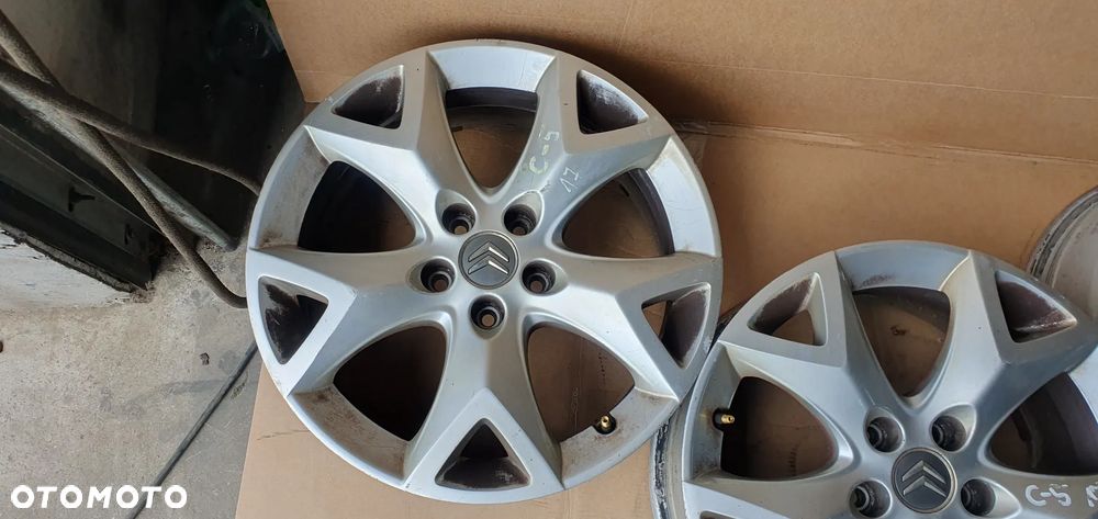 Alufelgi felgi aluminiowe Citroen C5 III 5x108 R17 7j 9662302680 9682699780 - 2