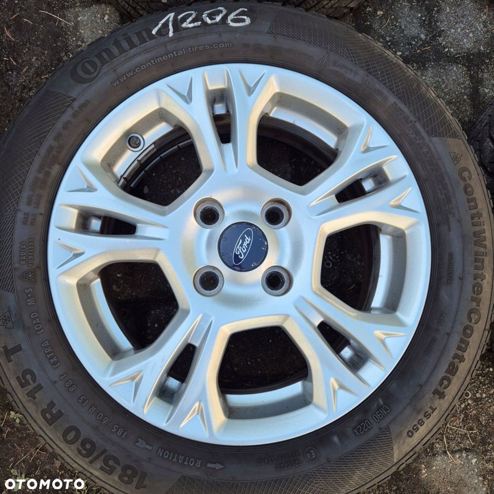 ZIMA KOŁA 15 ORYGINAŁ FORD FIESTA B MAX FOCUS KA 185/60 R15 CZUJNIKI - 4