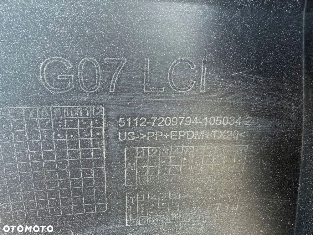 ZDERZAK BMW X7 G07 LCI LIFT ORYGINAŁ NIE KLEJONY - 12