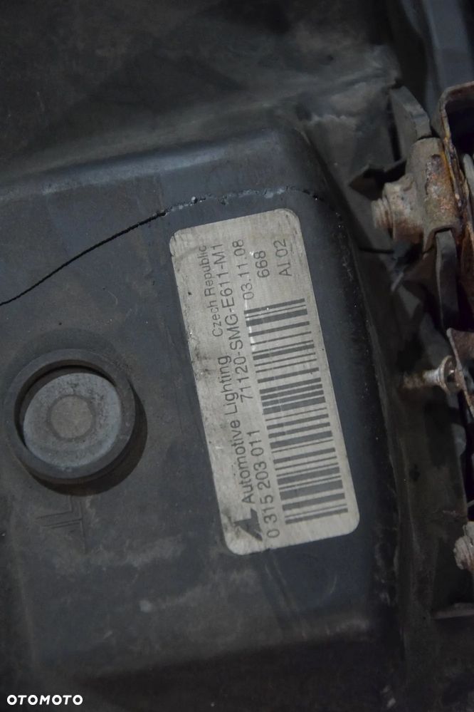 Honda Civic VIII UFO 08-11 LIFT Grill Atrapa chłodnicy Akwarium oryginał do poprawek 71120-SMG-E611-M1 - 8