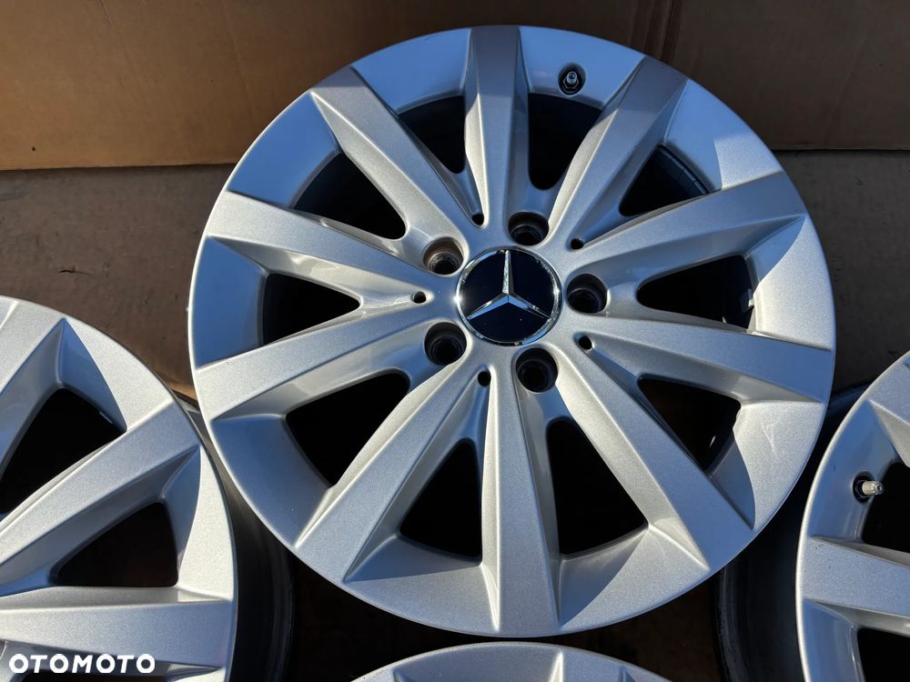 Oryginalne Aluminiowe Felgi Mercedes B A Klasa W246 Czujniki Ciśnienia 6.5 16 ET49 5x112 A2464010500 4 Sztuki Ładne A246 246 W176 176 - 5