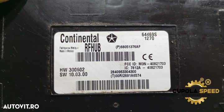 Modul keyless P68051376AF Lancia Thema 2 [2011 - 2014] - 2