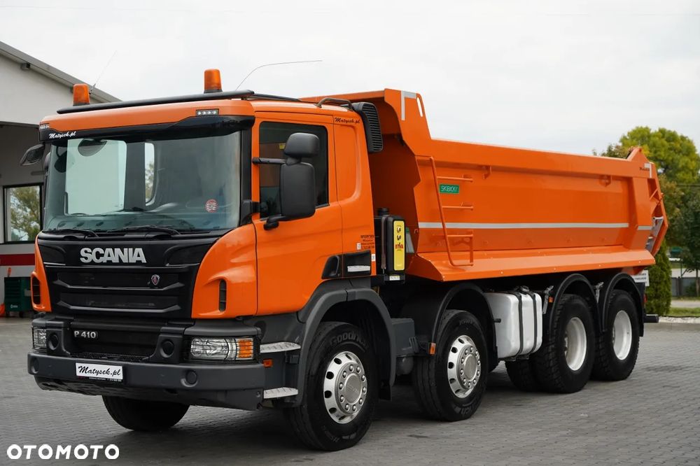 Scania P 410 / 8x4 / WYWROTKA TYLNOZSYPOWA / ALUFELGI / OPONY 100% / MANUAL / ŁADOWNOŚĆ 21 T - 10