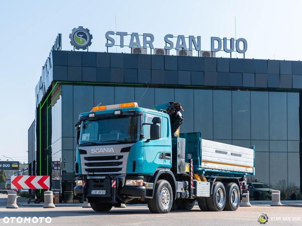 Scania G480 6x4 PALFINGER PK 34002 SH HDS Żuraw Wywrotka - 11