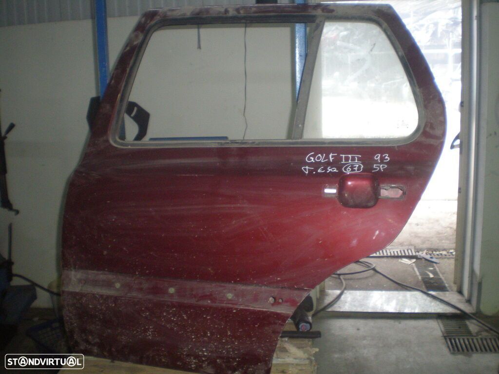 Porta REF67 VW GOLF 3 1993 5P VERMELHO TE - 1
