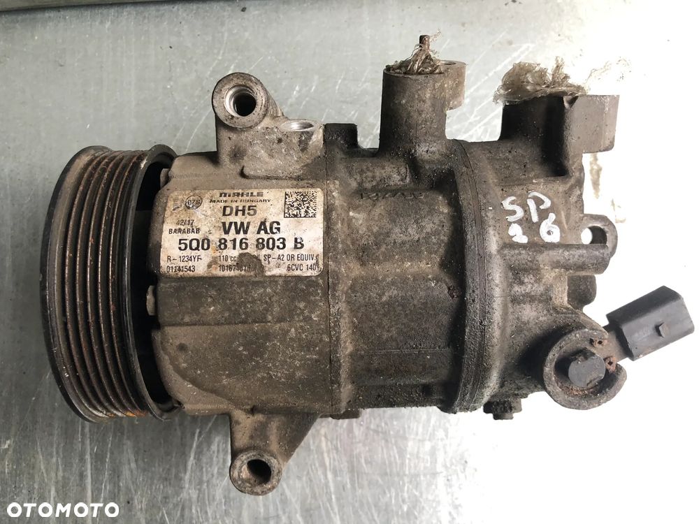 SP-26. Kompresor Sprężarka Klimatyzacji 6PK 5Q0816803B Skoda Rapid I Octavia III -Wysyłka