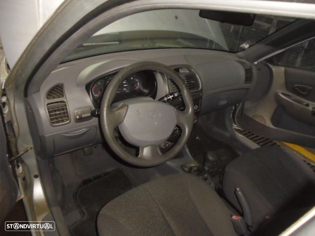 Carro MOT: G4EA HYUNDAI ACCENT 2 2003 1.3 86CV 4P CINZA GASOLINA - 6