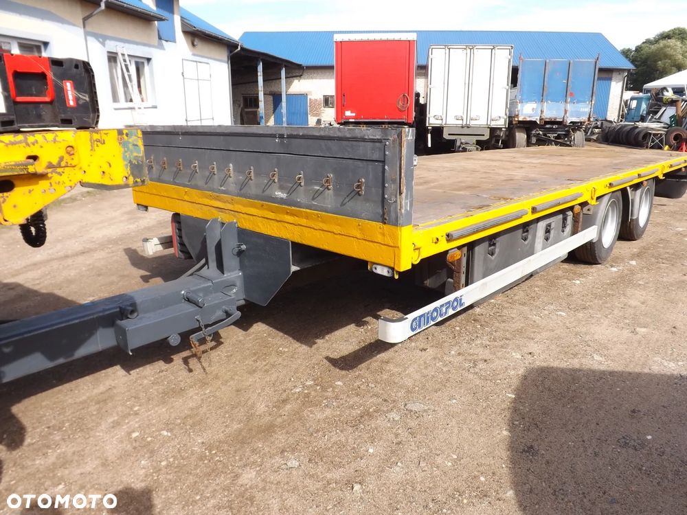 Gniotpol PRZYCZEPA niskopodwoziowa tandem laweta - 7