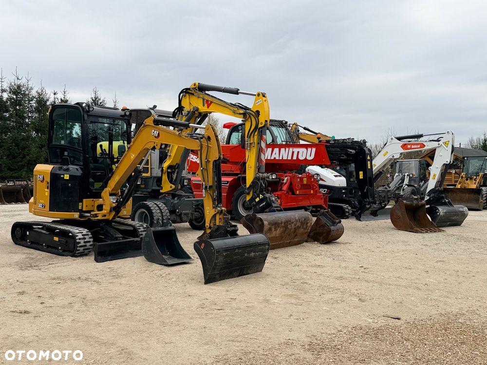 Caterpillar Minikoparka gąsiennicową CAT 302,7 22r 3x łyżki Verachter MS05 dodatk.linie hydr CATEPILLAR 302 303.5 303 bobcat Kubota Yanmar Takeuchi 2,8 tony - 16