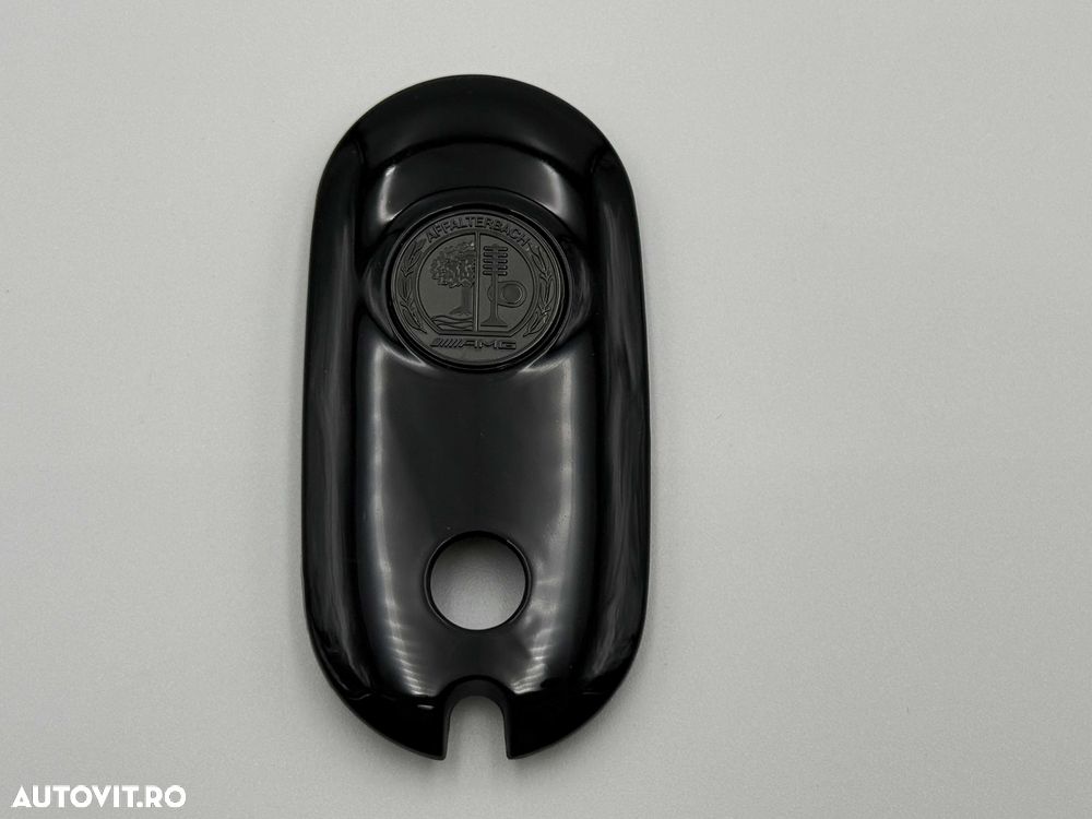 Capac Cheie Compatibil Mercedes Model nou AMG Affalterbach crom/negru - 6