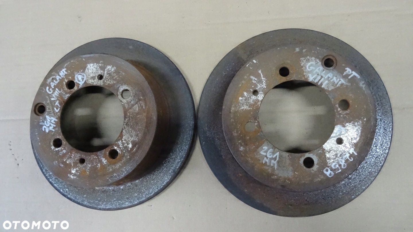 GALANT VIII 8 2.5 V6 TARCZE HAMULCOWE TYŁ 261MM - 2