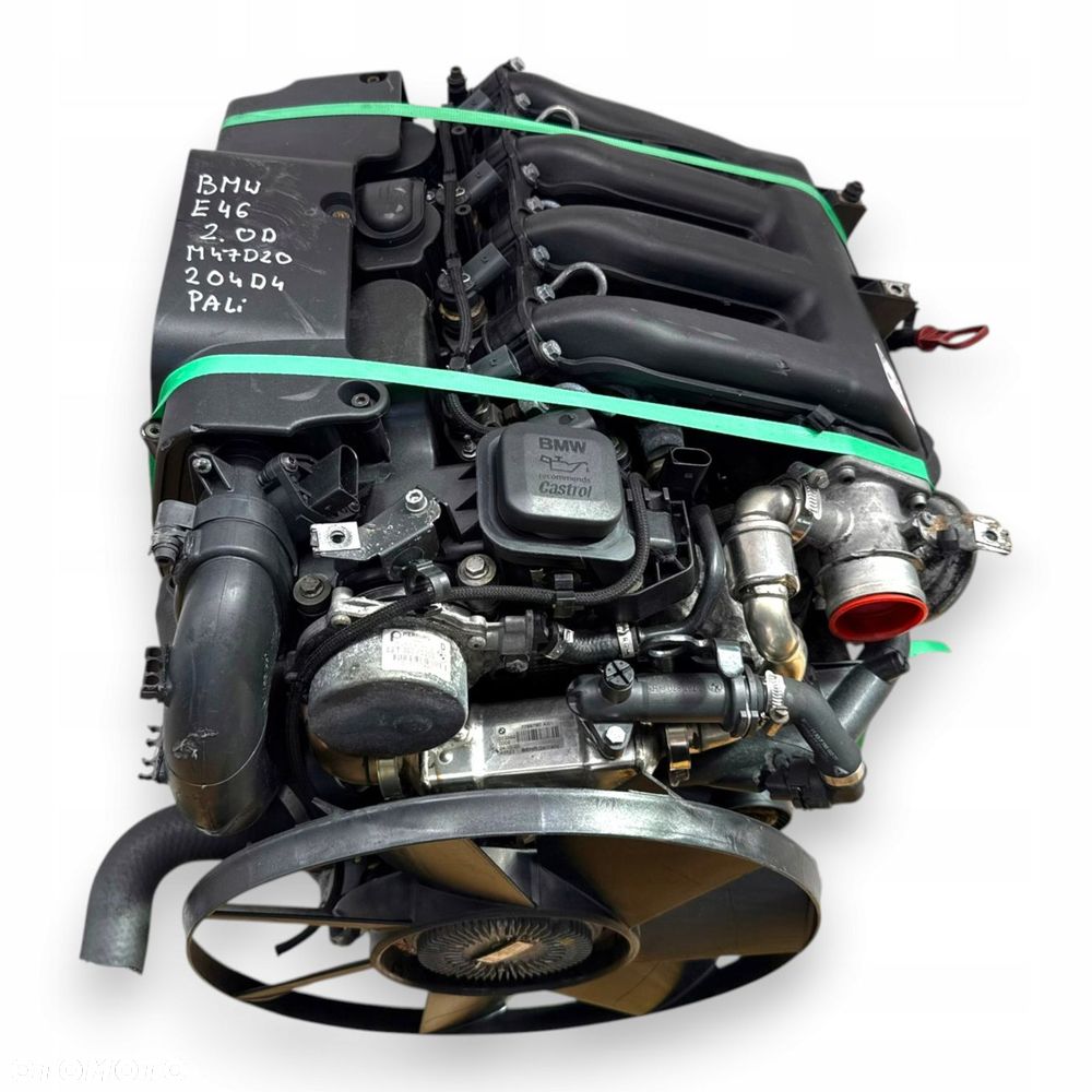 SILNIK M47D20 BMW E46 2.0 D DIESEL 150KM LIFT 204D4 DIESEL 160 442km - 4