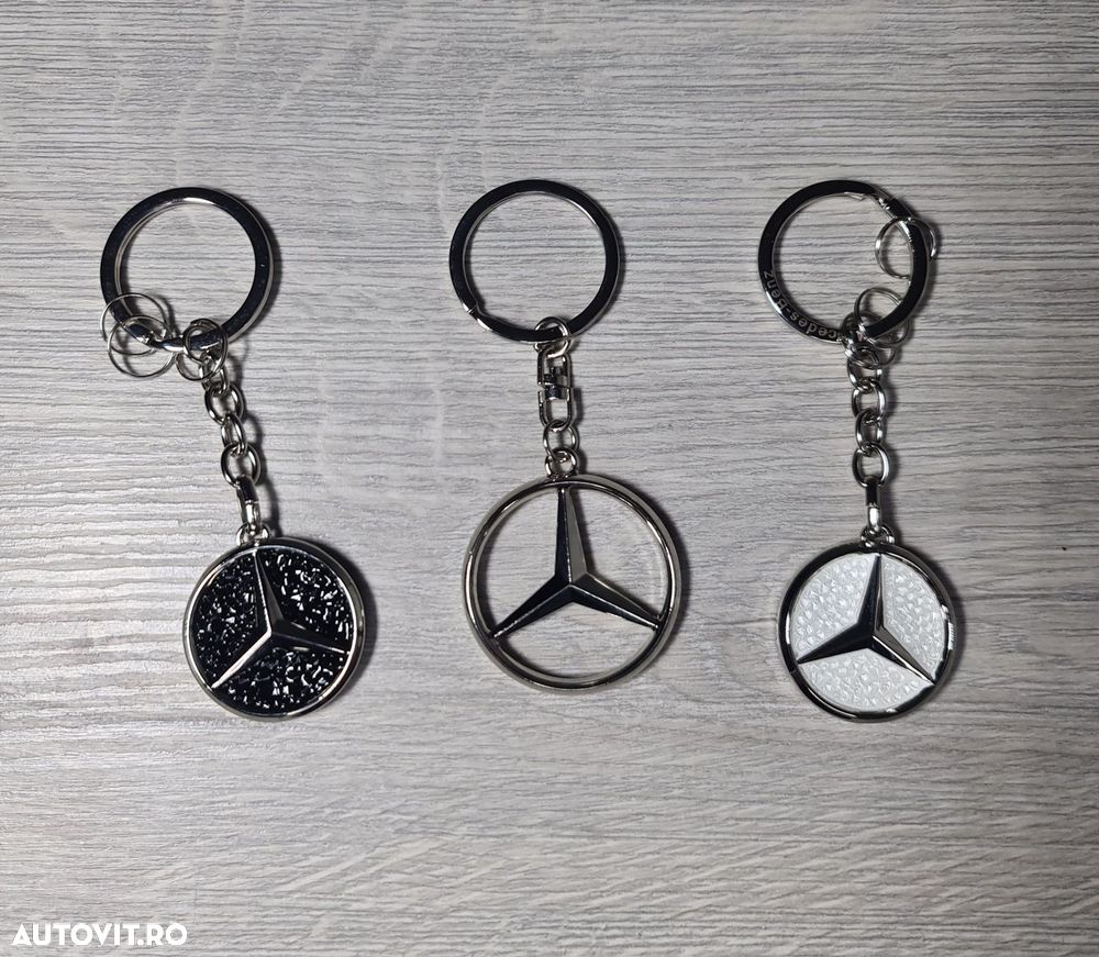 Breloc-Sigla-Logo-Mercedes-A-B-C-E-S-Class-CLS-GLC-GLE-GLS-EQC-EQS-GT - 1
