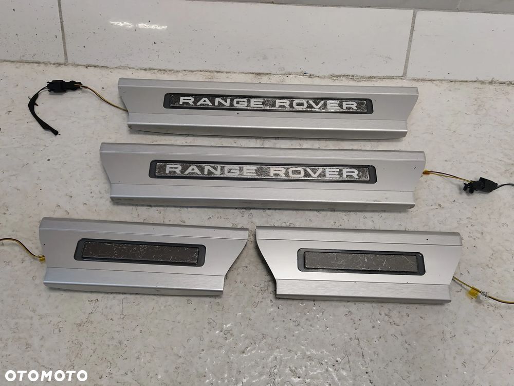 RANGE ROVER SPORT L494 NAKŁADKA LISTWY LISTWA PROGOWE PROGU PODŚWIETLANE KOMPLET LEWA PRAWA PRZÓD TYŁ ORYGINAŁ - 2
