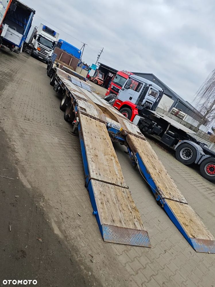 Goldhofer przyczepa  niskopodwozie * 4 osie , hydraulika - 2