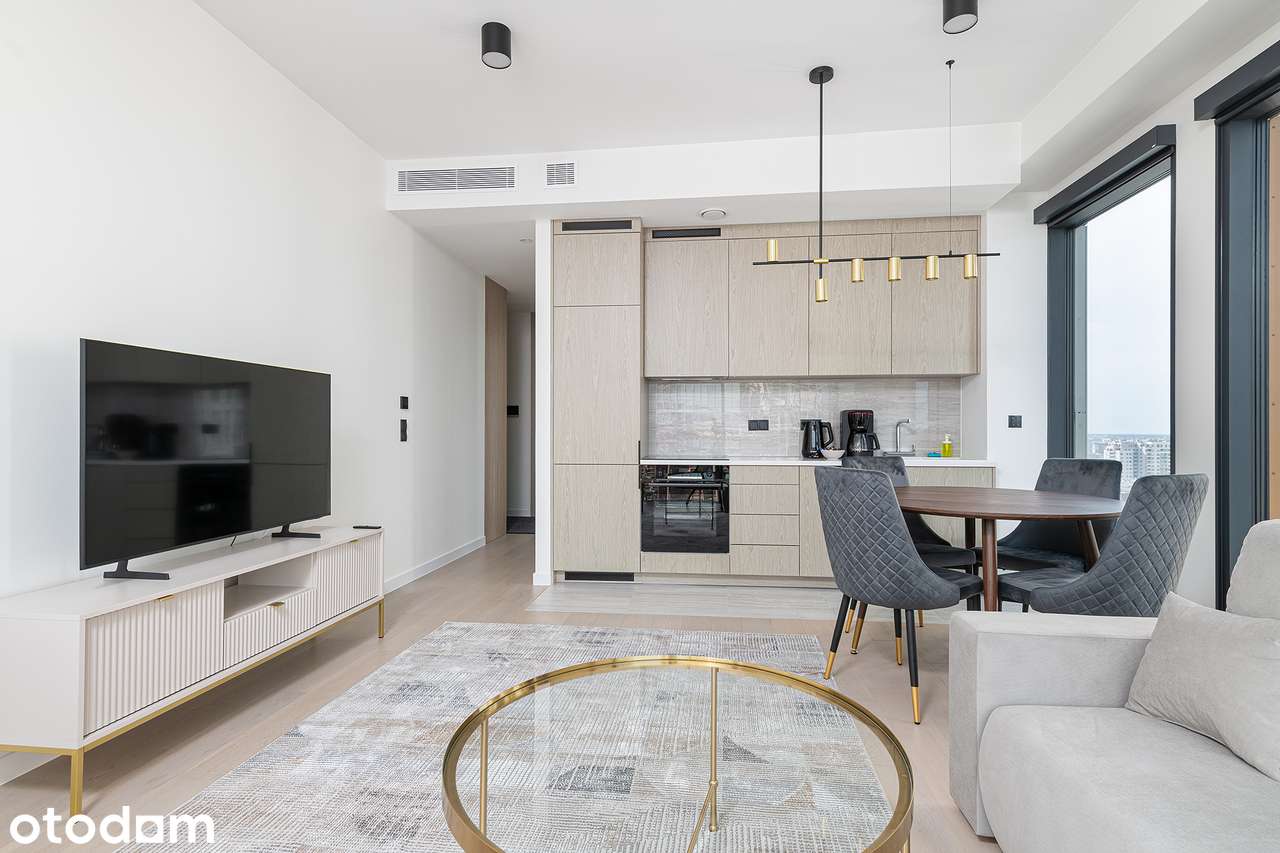 Narożne 2 pokoje I 21 piętro I 42,9m2 I Garaż I Towarowa Towers