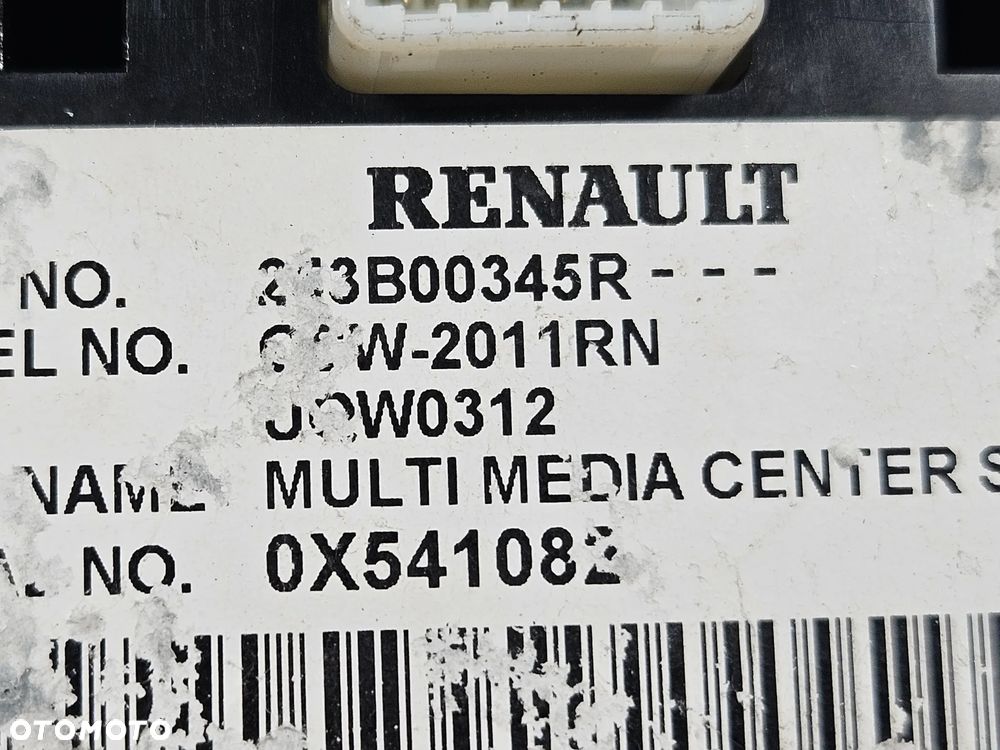 Renault Scenic Megane III 3 panel sterowania nawigacji media switch navi - 4
