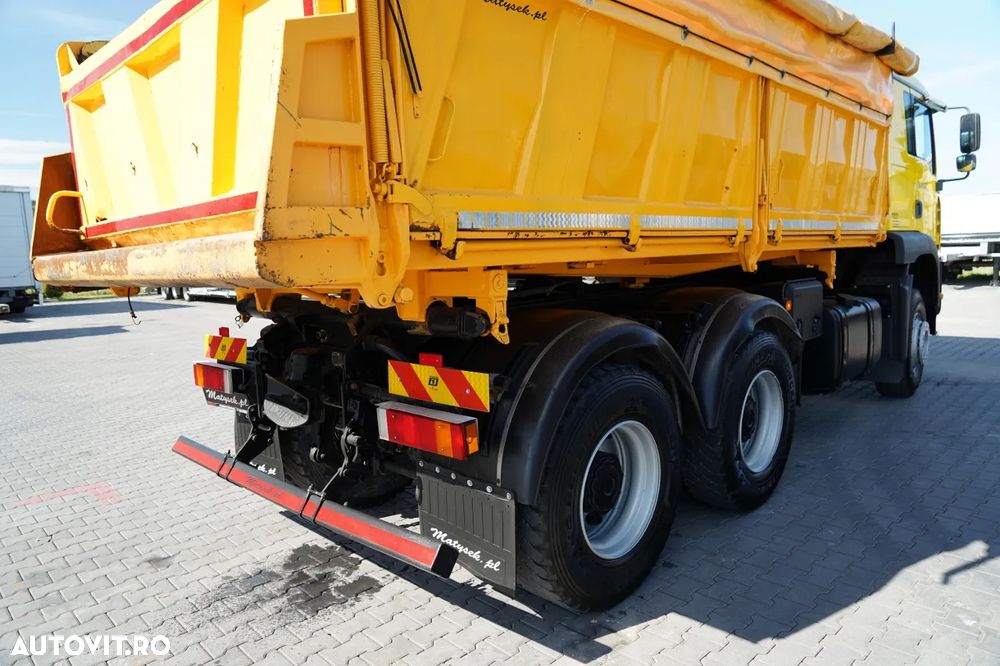 MAN TGA 26.410 / 6x4 / BASCULATOR 3 LATURĂ / MEILLER KIPER / MANUAL / - 19