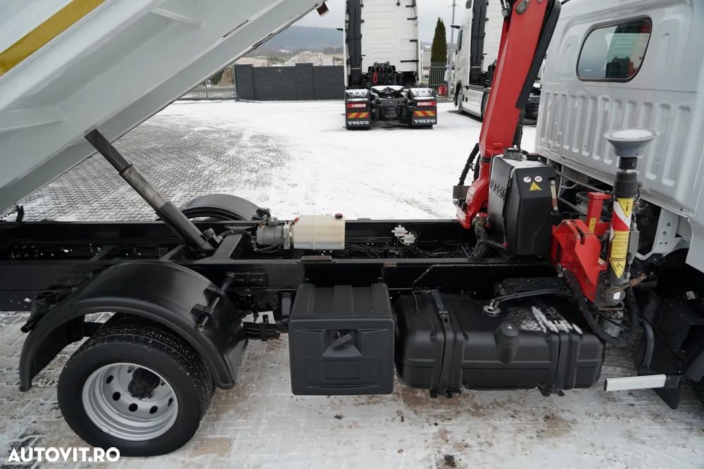Renault MAXITY 140 DXI / BASCULATOR / + HDS FASSI F22A / CAPACITATE DE RIDICARE 995 KG / ATRACȚIE 5,5 M / IMPORTAT - 7