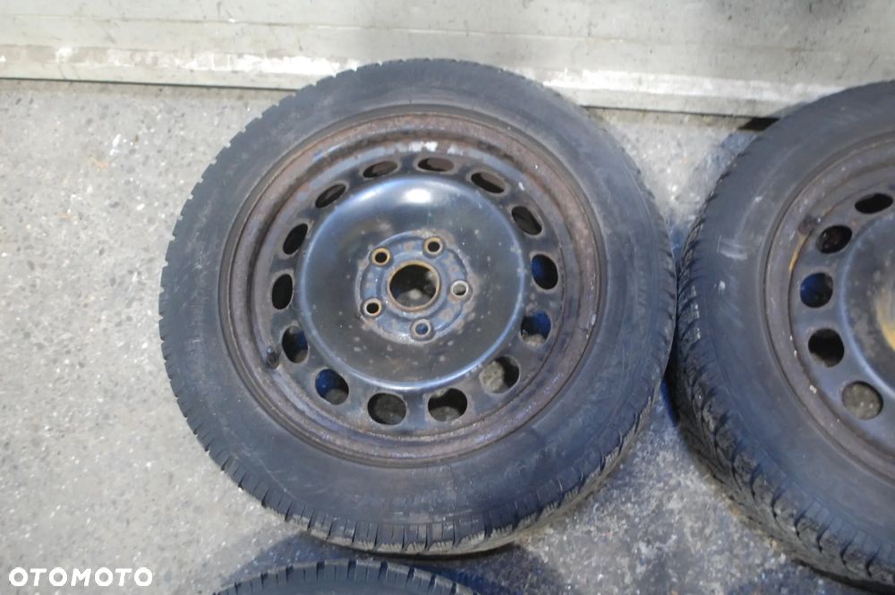 FELGI STALOWE + OPONY ZIMOWE 205/55R16 1K0601027A 5X112 ET50 6.5J SEAT LEON II VW SKODA AUDI - 15