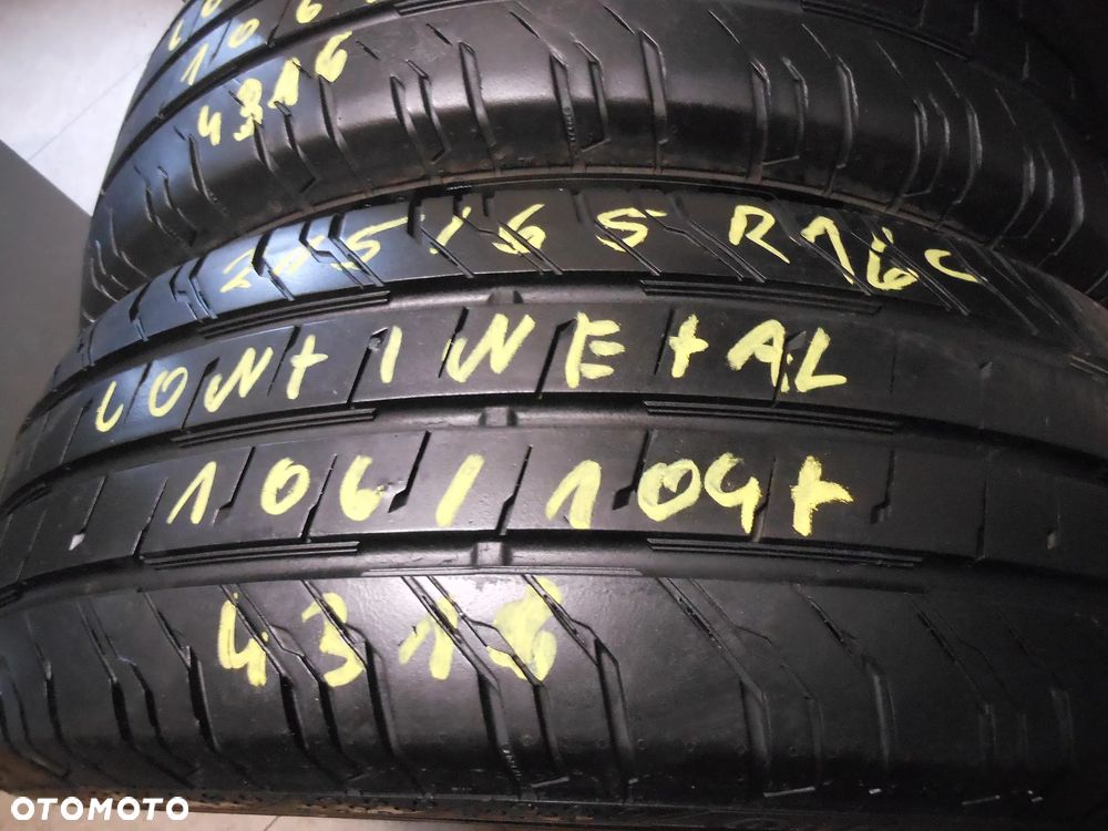 Opony 215/65r16c continental conti van contact 200 8,7mm lato para - 2