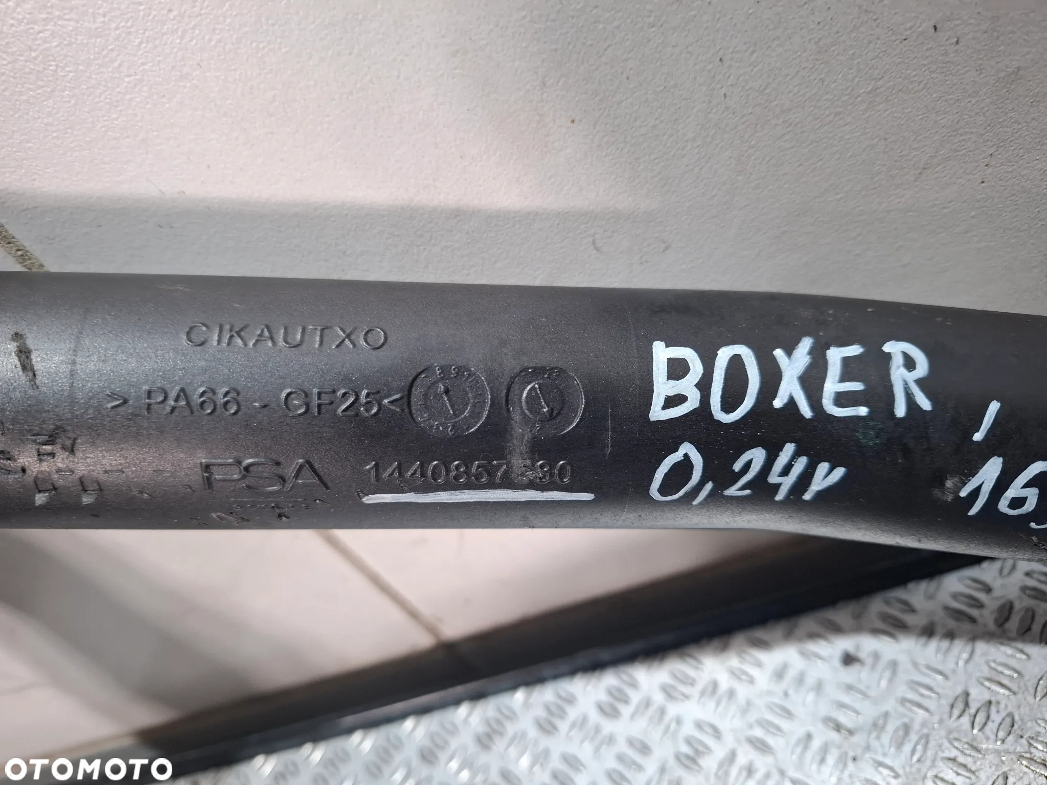 Rura intercoolera Citroen Jumper Peugeot Boxer 2,2 HDI 165 KM ROK 2024 nr 1440857580 - 2