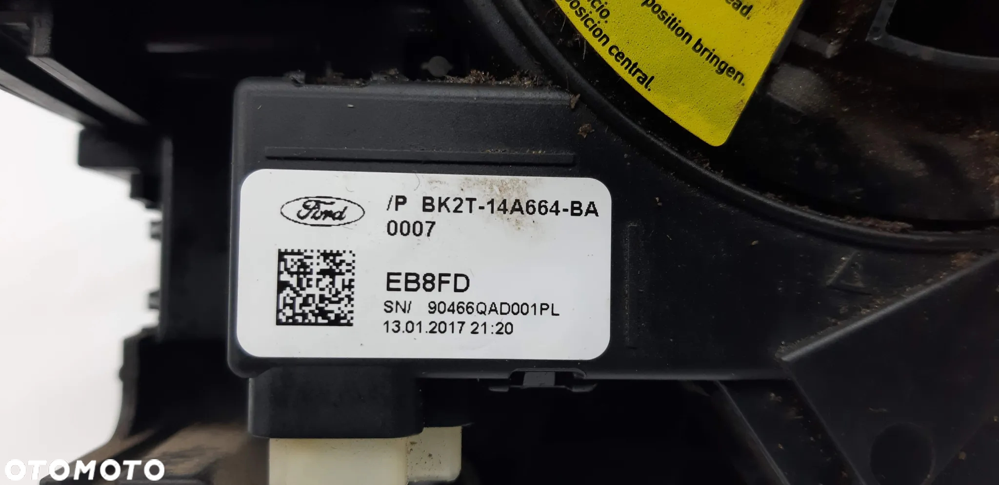 Przełącznik zespolony taśma manetki BK2T-14A664-BA Ford Transit Custom 2.0d 2017r - 6