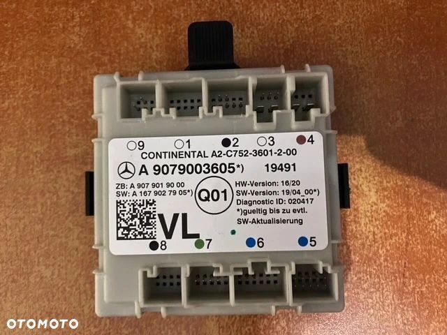 MODUŁ A9079003605 MERCEDES SPRINTER 907