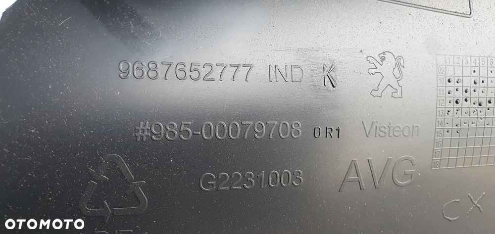 Tapicerka boczek lewy przód przednia lewa Peugeot 508 I Lift Sedan - 9