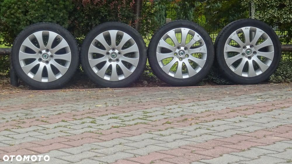 Koła letnie 17'' 5x112 SKODA ET49 225/45R17 Oryginale 6010258 - 2