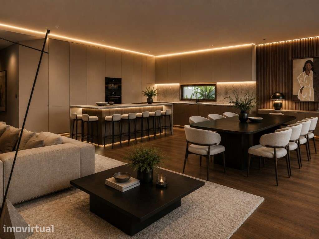 Moradia de Luxo de 4 Frentes c/ Piscina e Vista Mar | S. Felix da M... - Grande imagem: 5/10