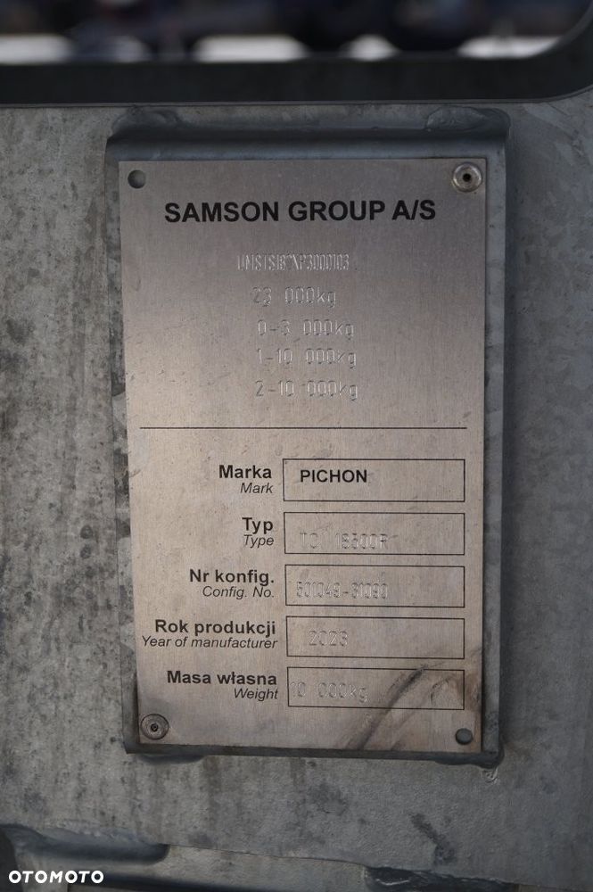 Pichon Wóz Asenizacyjny 18500R z Ramieniem do Pompowania - 19