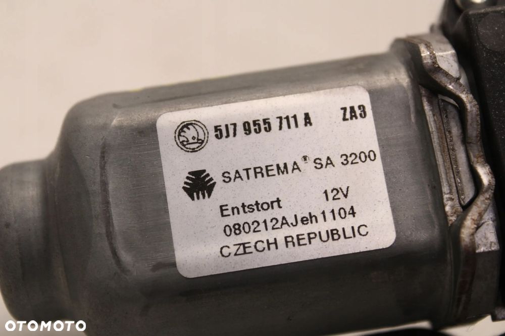 SKODA FABIA II HB 07R- SILNICZEK MECHANIZM WYCIERACZKI TYŁ 5J7955711 - 5