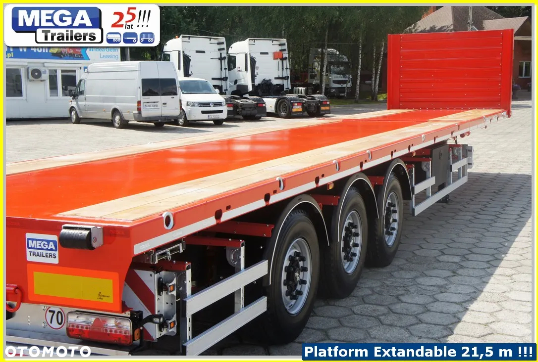 Inny TELEMEGA wysuw 7.50 m, 3 osie, ADR EX3- MEGA Trailers!! - 14