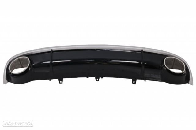 Difusor com Ponteiras Audi A7 4G8 (2010 a 2014) Look RS7 - 3