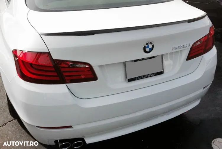 Eleron portbagaj PERFORMANCE Bmw F10  seria 5 Calitate premium ⭐️⭐️⭐️⭐️⭐️ vopsit PROFESIONAL negru lucios Safir Black Metallic cod 475 - 1