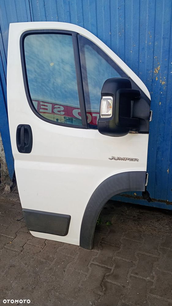 F.V BIAŁE Drzwi PRAWE PRZEDNIE LEWE uzbrojone KOMPLETNE  PEUGEOT BOXER FIAT DUCATO CITROEN JUMPER - 9