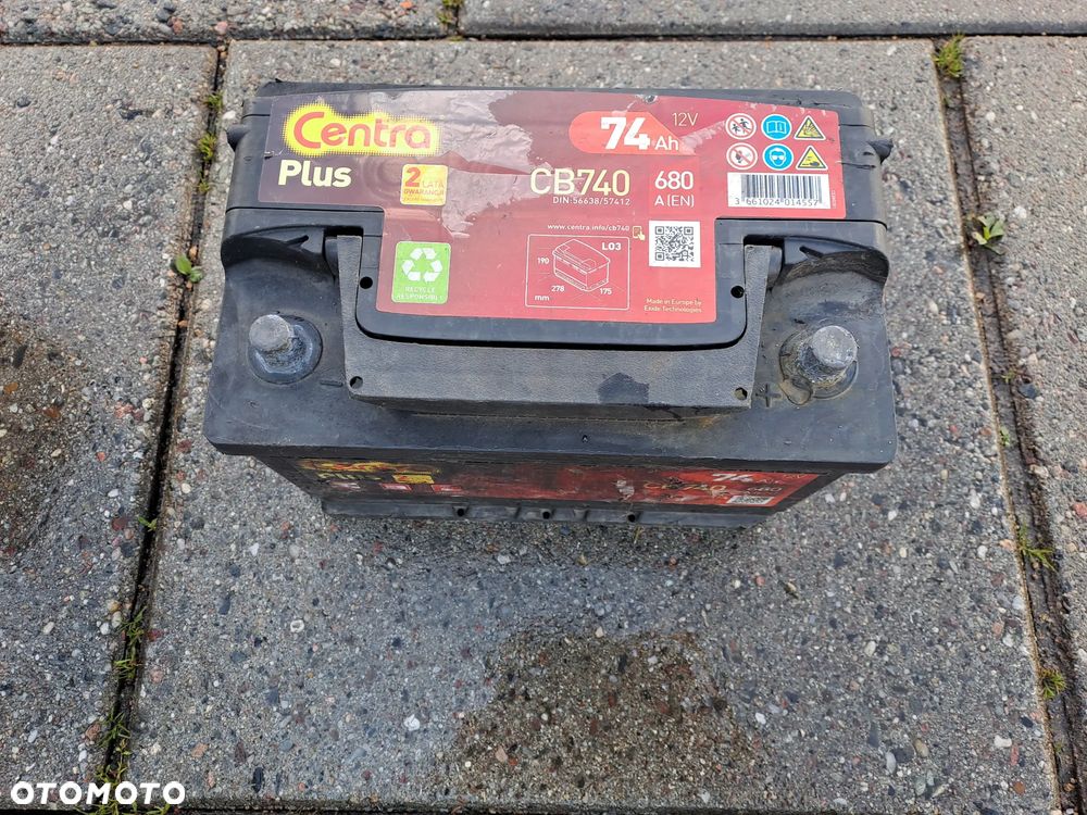 Akumulator Centra 12V 74Ah 740A - 1