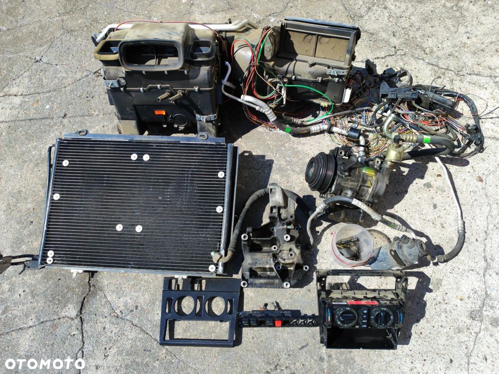 KLIMA kompletna klimatyzacja -kompressor -rurki -chłodnice -panel nawiewu -wiązka -dmuchawa -i inne do MERCEDES W202 C-KLASA 93-01R