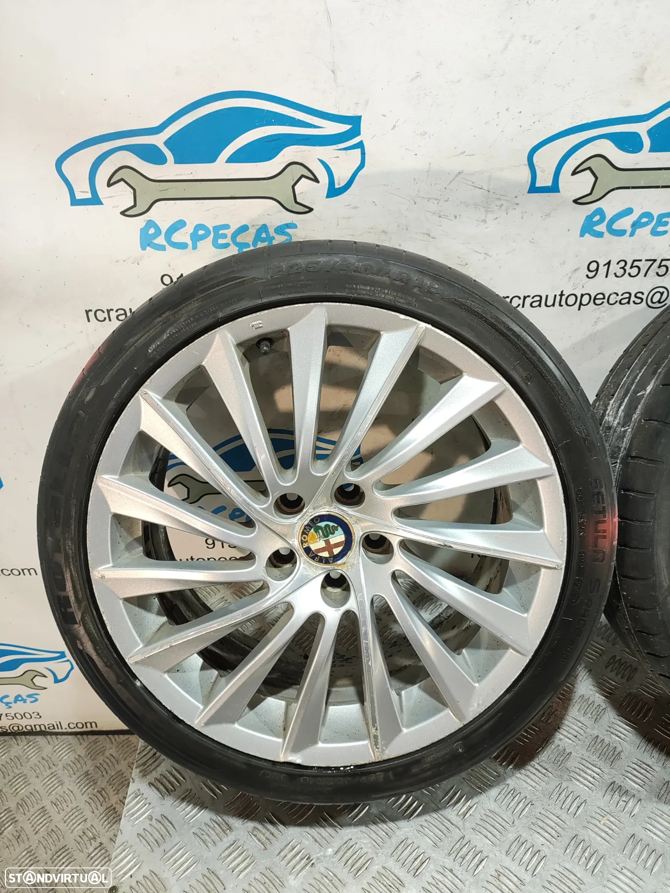 Conjunto Jantes 18 Originais Alfa Romeo Giulietta 7,5J ET41 5x110 - 6