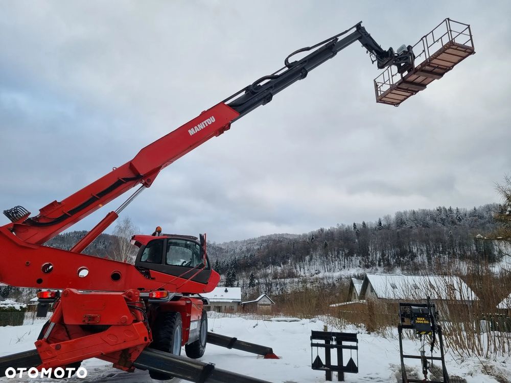 Manitou MRT3255+ PRIVILAGE Ładowarka Teleskopowa 32metry 5630 mtg Kosz (Pilot 2 funkcje) Wciągarka hydr. Widły. Jak Nowa z Norwegii! 2017r. KLIMA Webasto post. Kamera DEKRA 2026r. Po serwisach 100h temu! skręt 4 koła. Auto-poziomowanie! jazda szybka wolna. Zero luzów wycieków! - 12