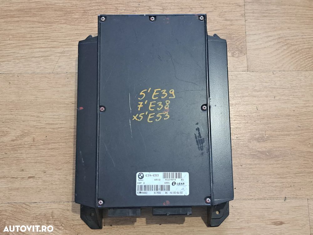 Modul amplificator audio sunet Hi-fi DSP 2 Orginal BMW Seria 5 E39 Seria 7 E38 X5 E53 - 1