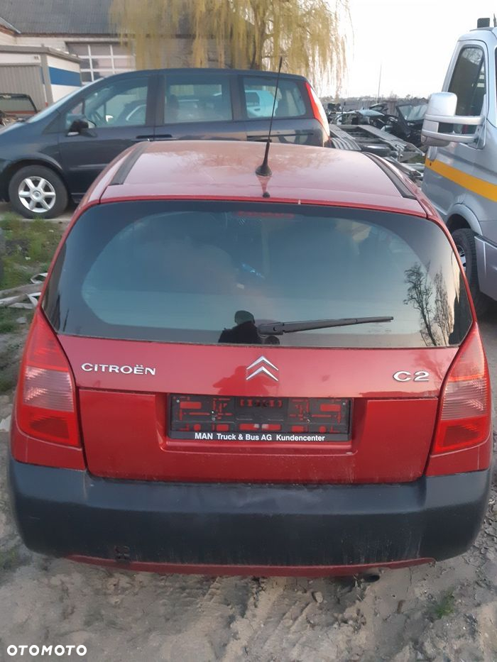 Na części Citroen C2 EKQD Silnik Skrzynia Maska Zderzak Drzwi Klapa Szyba - 2