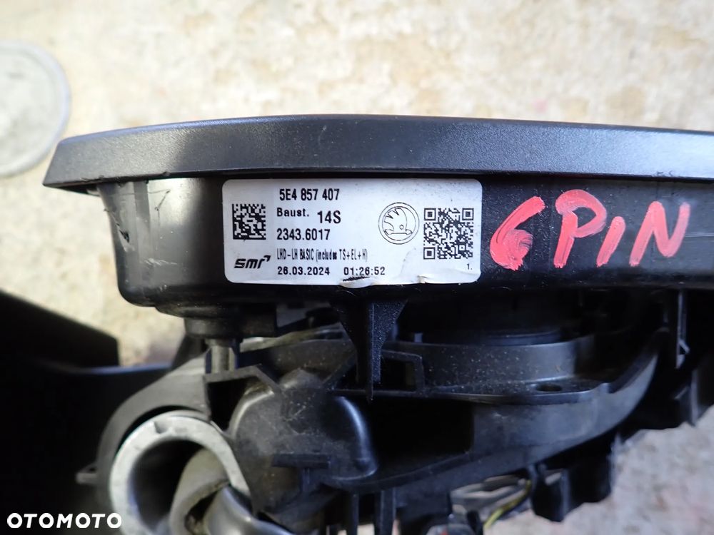 Skoda octavia IV Lewe Lusterko 6 PIN - 4