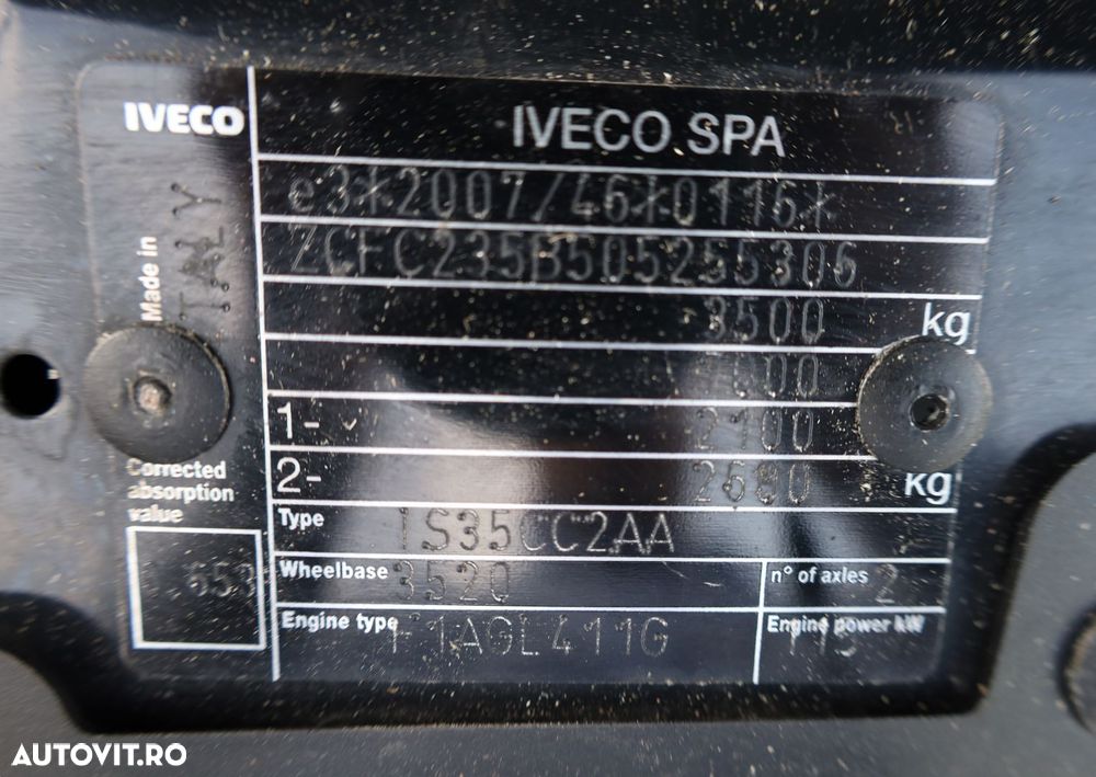 Iveco L3H2 2.3D 156CP - Axa Dubla - 20