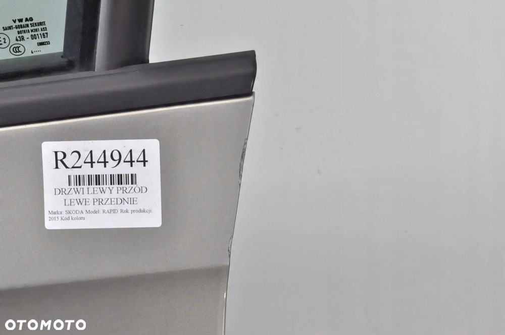 SKODA RAPID DRZWI LEWY PRZÓD LEWE PRZEDNIE KOMPLETNE KOMBI - 5