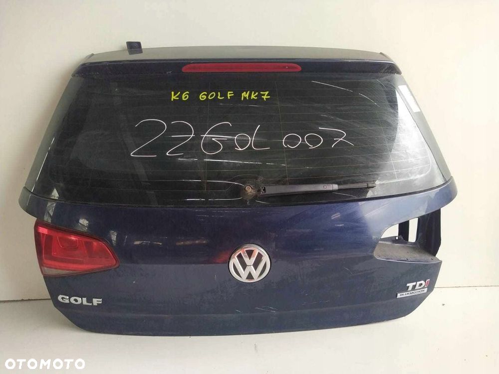 KLAPA BAGAŻNIKA TYLNA VW GOLF VII 12-20 - 1