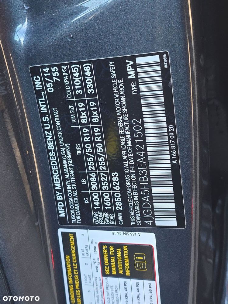 Mercedes-Benz ML 350 4MATIC (BlueEFFICIENCY) 7G-TRONIC - 18